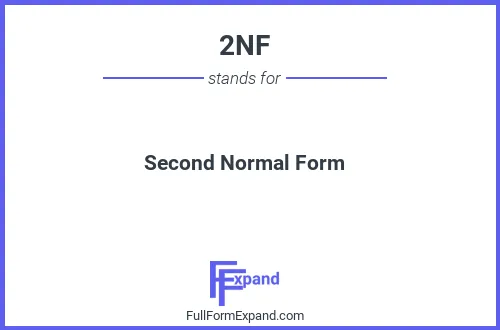 Full form of 2NF