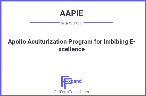 Full form of AAPIE