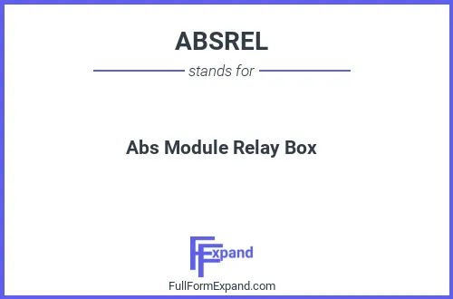Full form of ABSREL