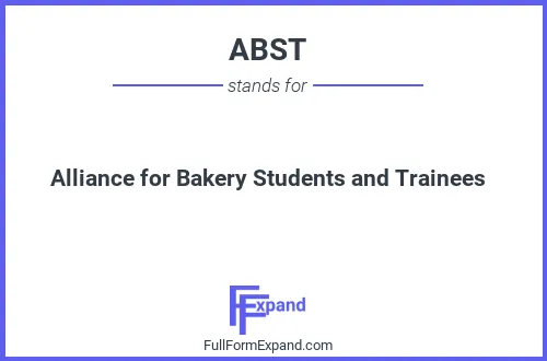 Full form of ABST