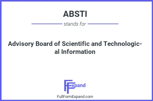 Full form of ABSTI