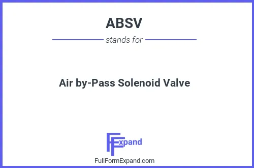 Full form of ABSV