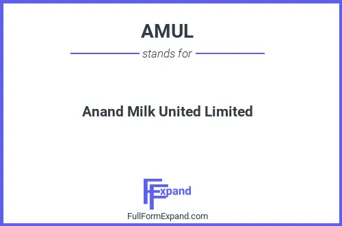 Full form of AMUL