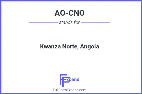 Full form of AO-CNO