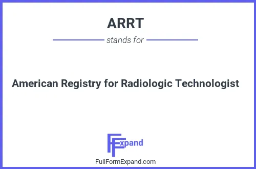 Full form of ARRT