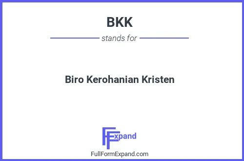 Full form of BKK