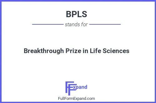 Full form of BPLS