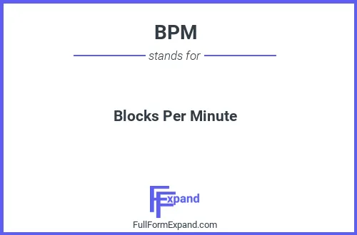 Full form of BPM