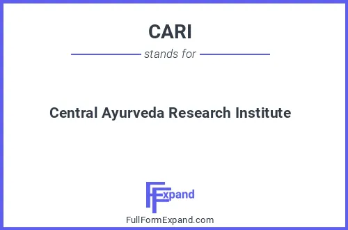 Full form of CARI