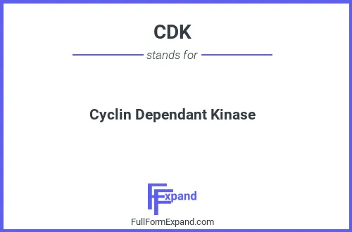Full form of CDK