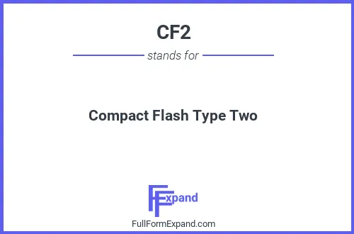 Full form of CF2