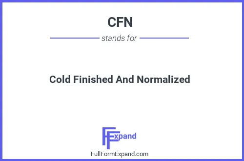 Full form of CFN