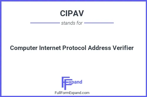 Full form of CIPAV