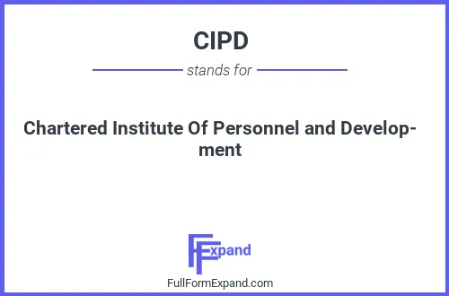 Full form of CIPD