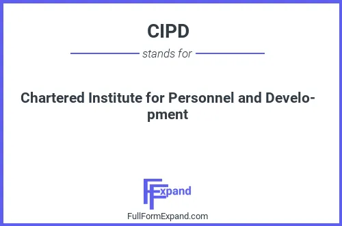 Full form of CIPD