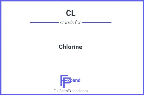 Full form of CL
