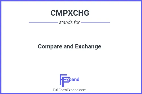 Full form of CMPXCHG