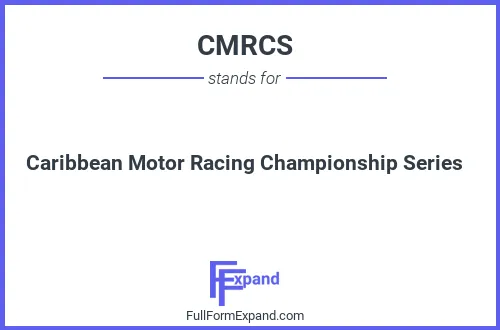 Full form of CMRCS