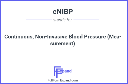 Full form of cNIBP