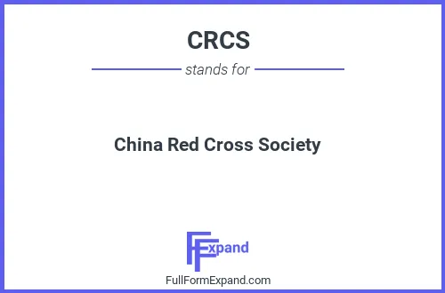 Full form of CRCS