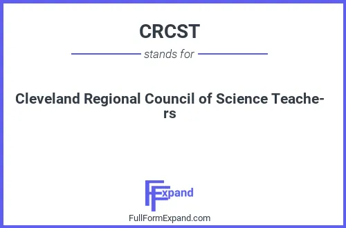 Full form of CRCST