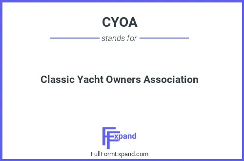 Full form of CYOA
