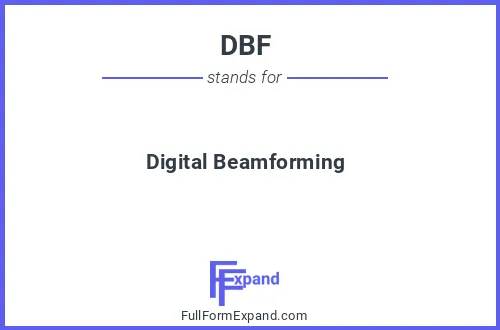 Full form of DBF