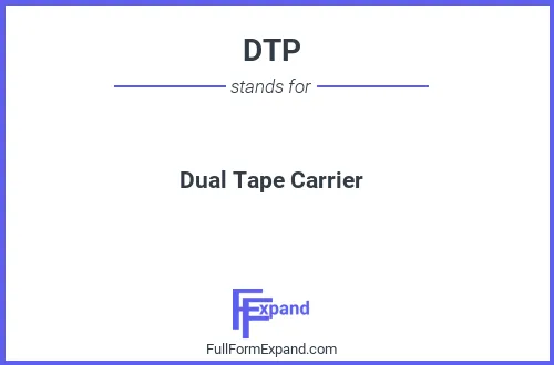 Full form of DTP
