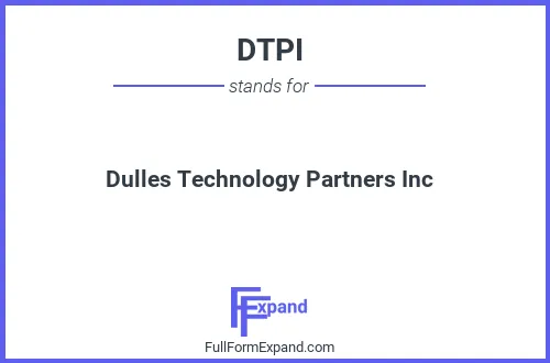 Full form of DTPI