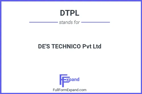Full form of DTPL