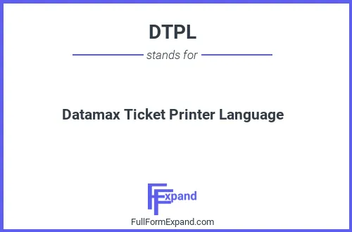 Full form of DTPL
