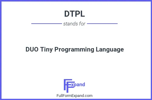 Full form of DTPL