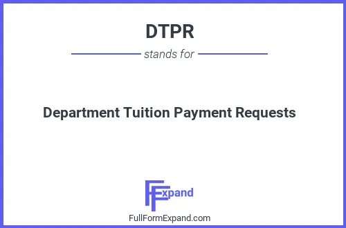 Full form of DTPR