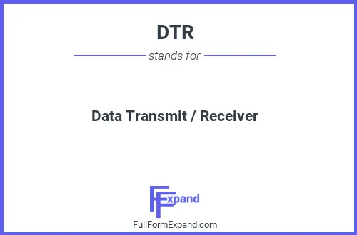 Full form of DTR