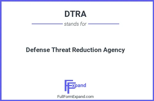 Full form of DTRA