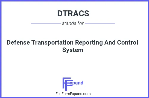 Full form of DTRACS