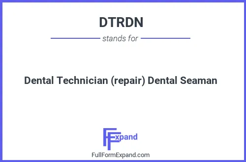 Full form of DTRDN