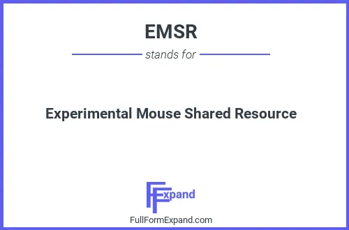 Full form of EMSR