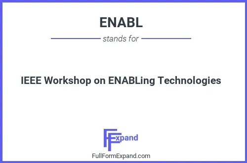 Full form of ENABL