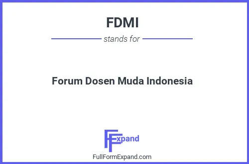 Full form of FDMI