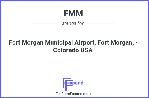 Full form of FMM
