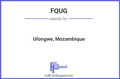 Full form of FQUG