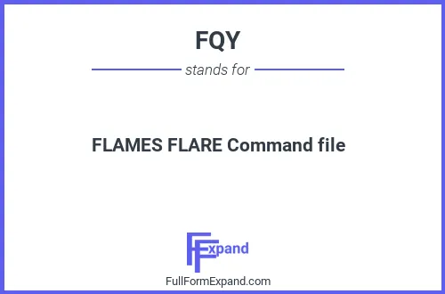 Full form of FQY