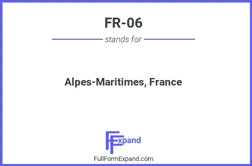 Full form of FR-06