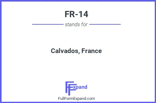 Full form of FR-14