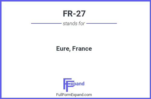 Full form of FR-27