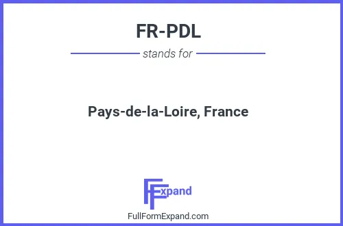 Full form of FR-PDL