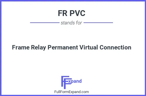 Full form of FR PVC