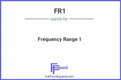 Full form of FR1