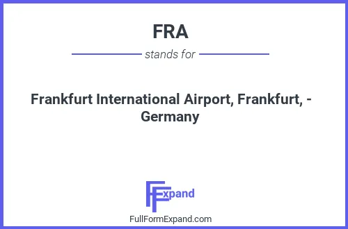 Full form of FRA
